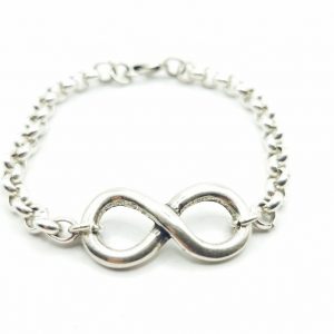 Pulsera de cadena3 con infinito