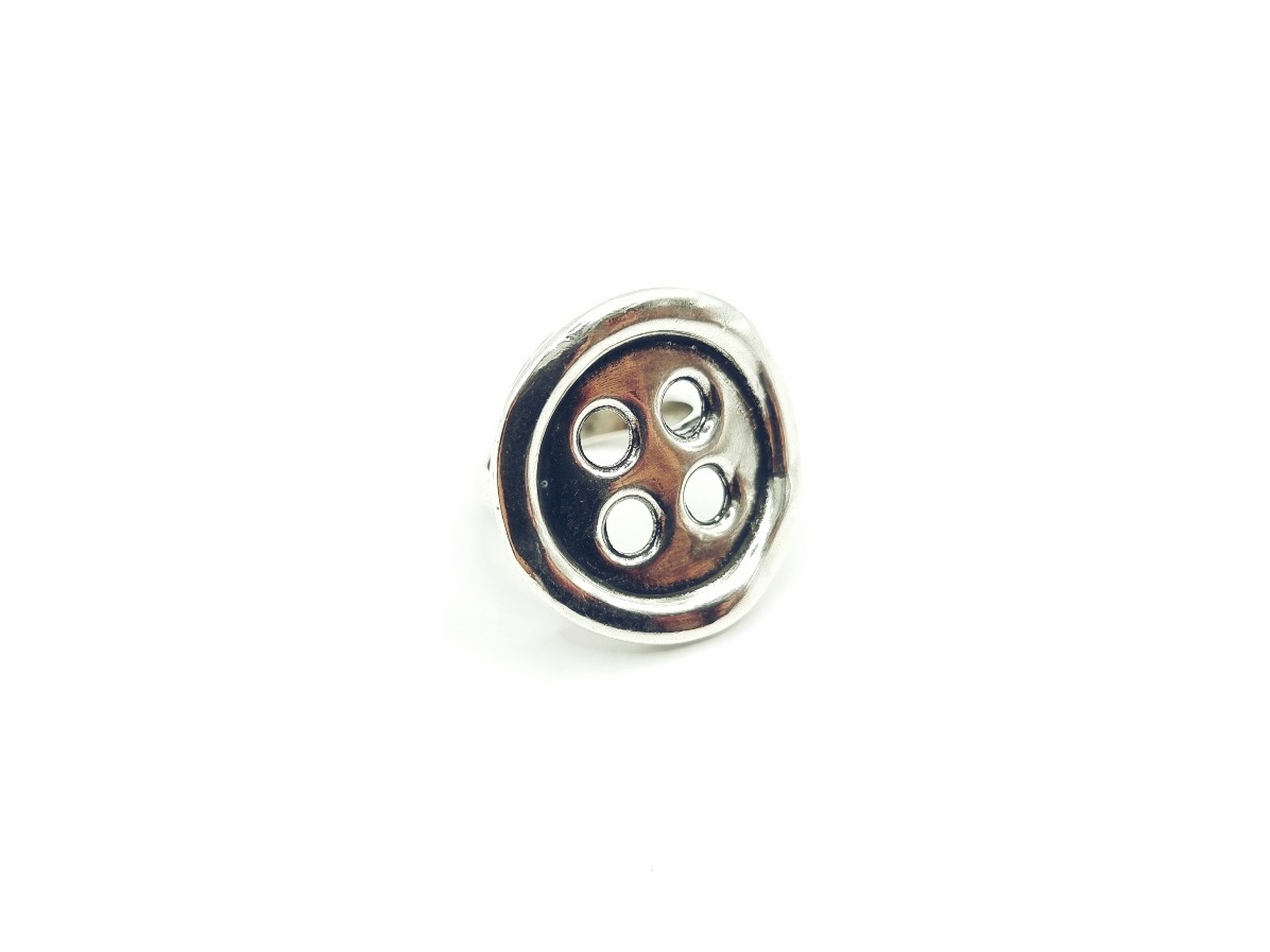 Anillo botón de zamak