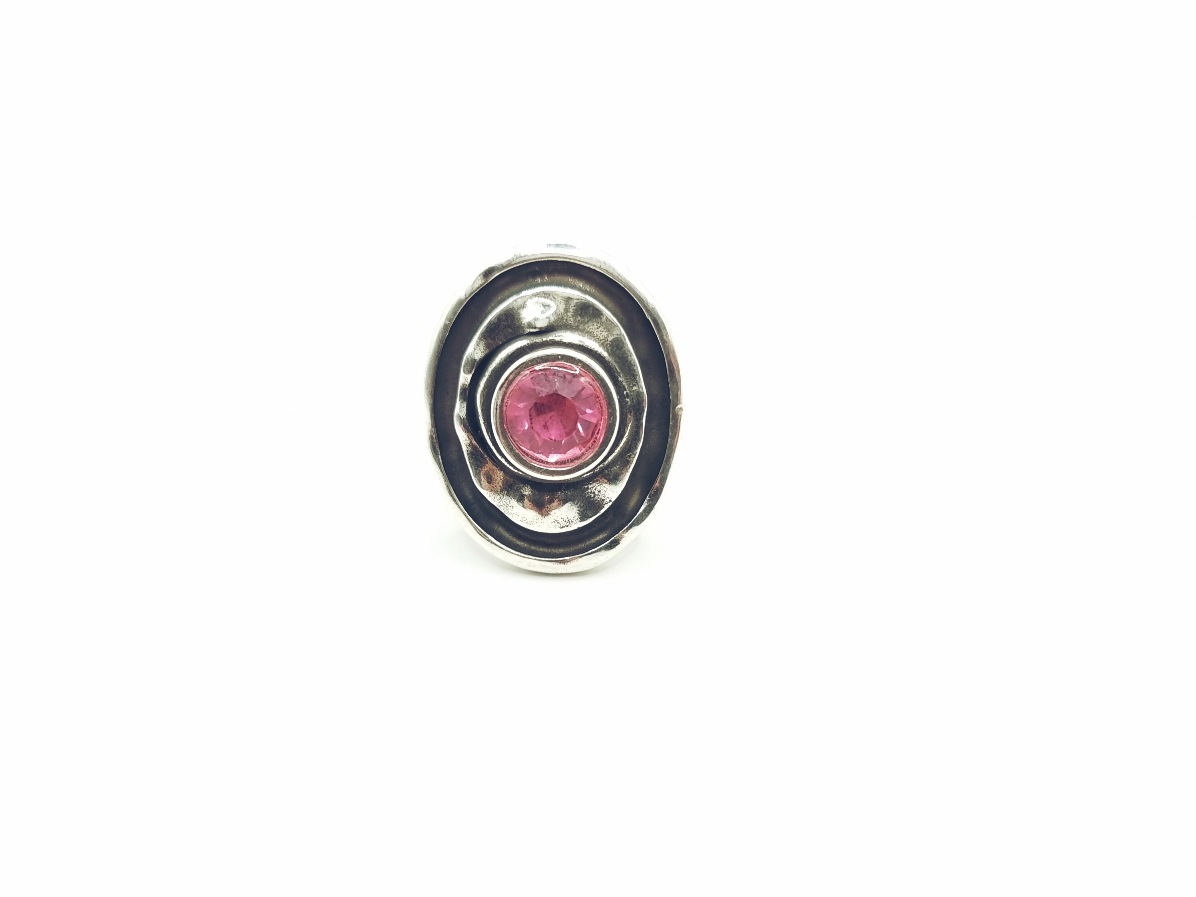 Anillo con cristal central - Imagen 2