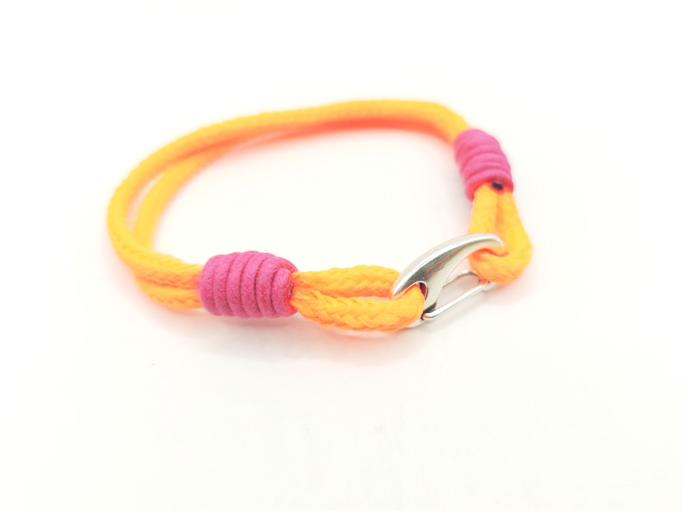 Pulsera fluor con cierre mosquetón especial - Imagen 3