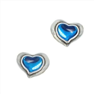 Pendientes corazon cristal
