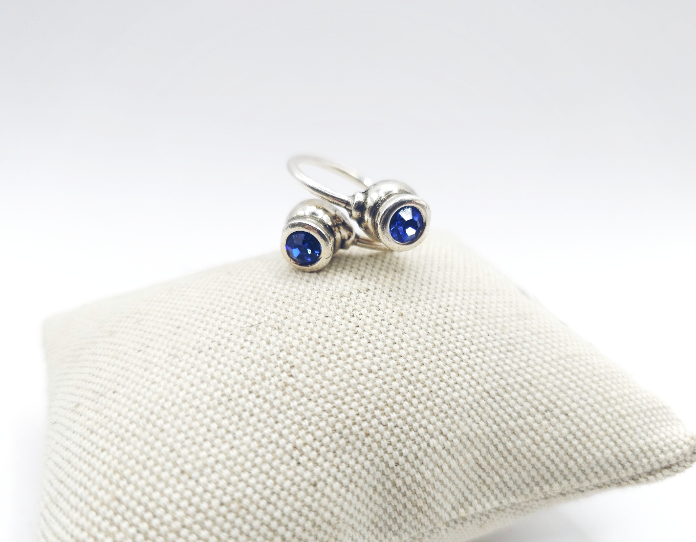 Anillo cruzado con doble cristal - Imagen 8