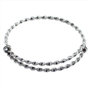 Pulsera torzada doble