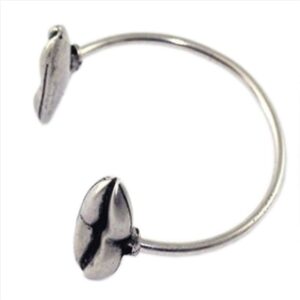 Pulsera rigida lisa con labios