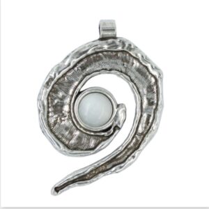 Colgante de caracola espiral grande