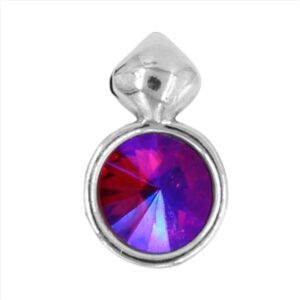Colgante redondo de cristal
