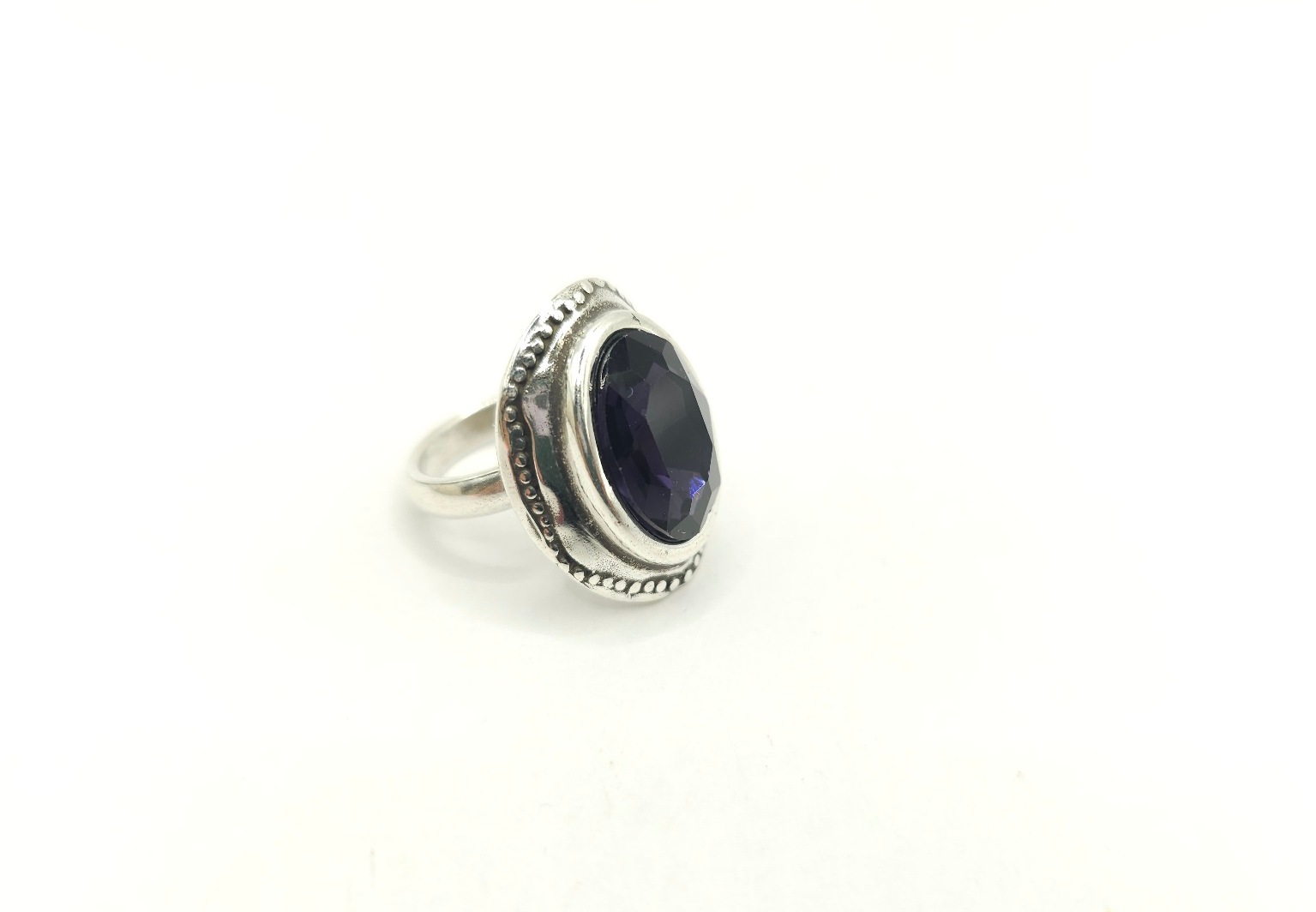 Anillo ovalado de cristal - Imagen 4