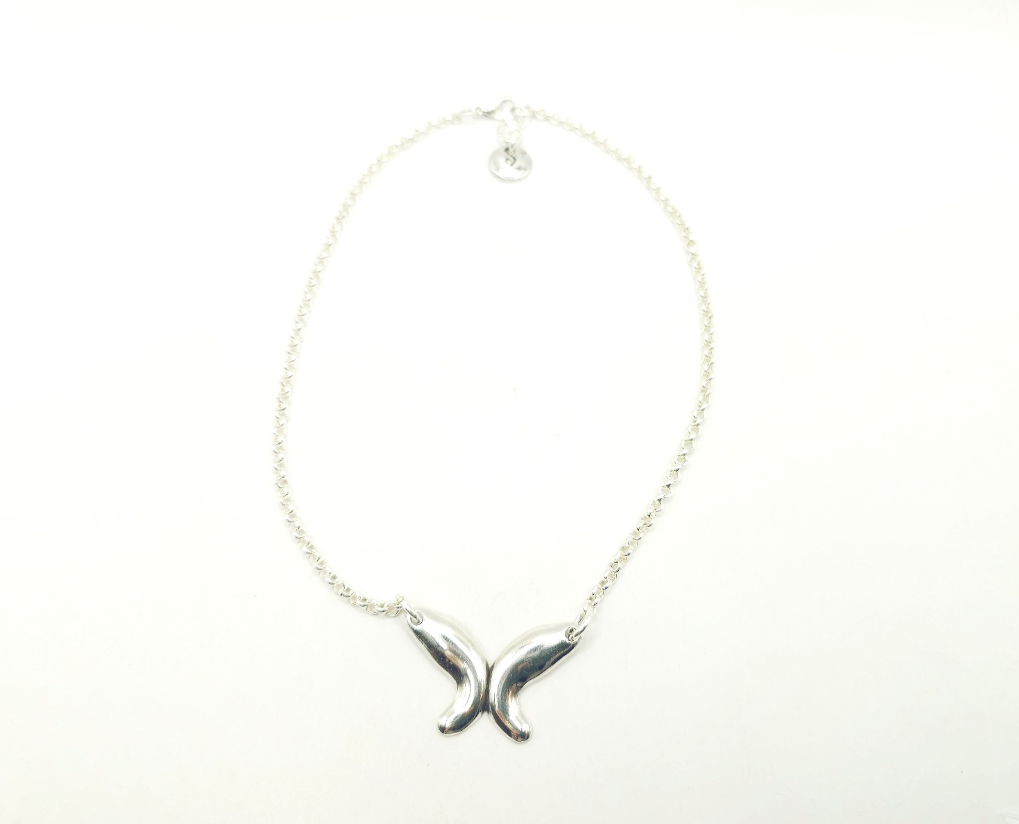 Collar de cadena2 con mariposa - Imagen 3