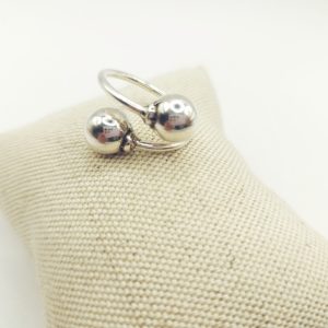Anillo doble bola