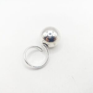 Anillo bola lisa 2 tamaños