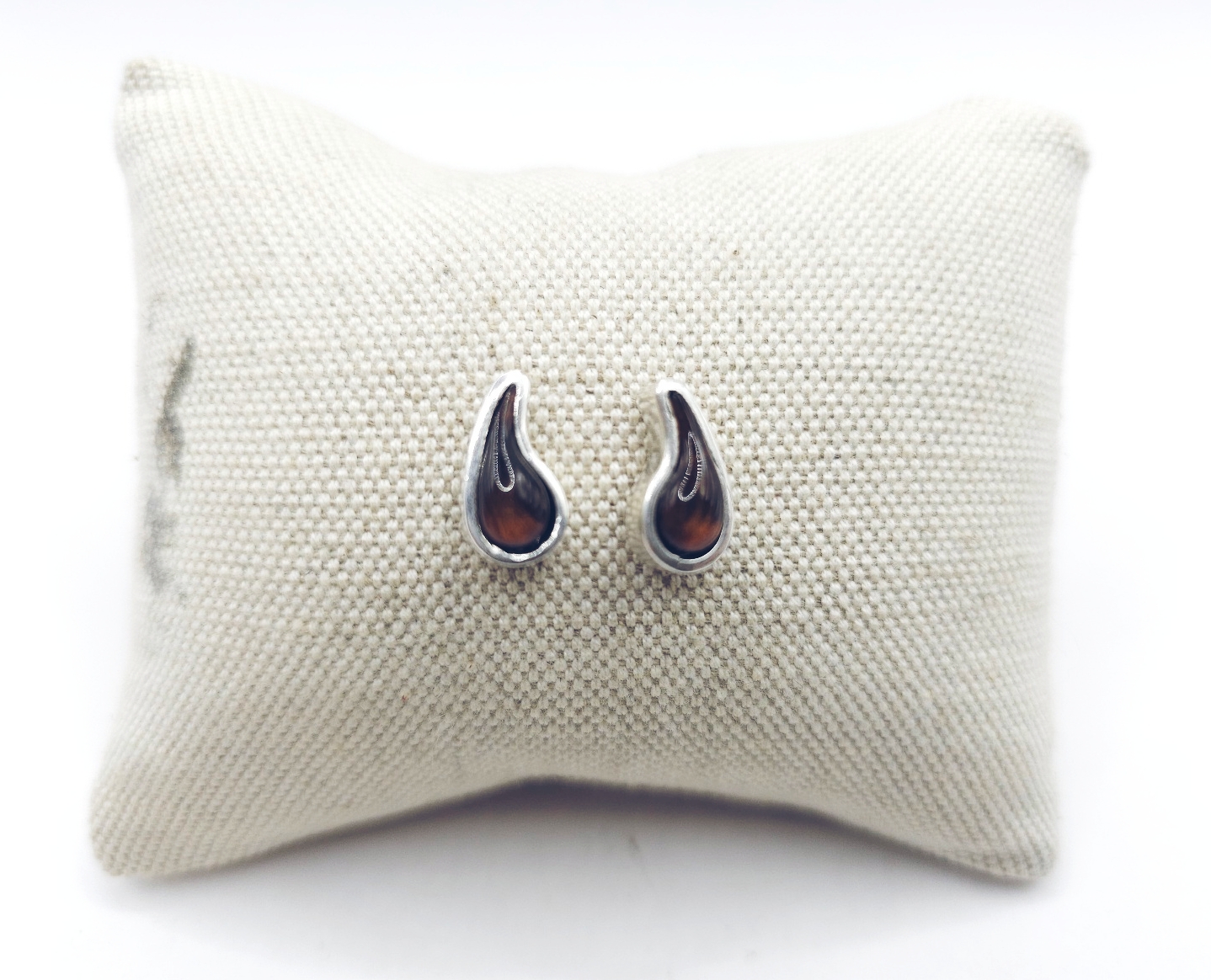 Pendientes gotas de cristal nacarado - Imagen 5