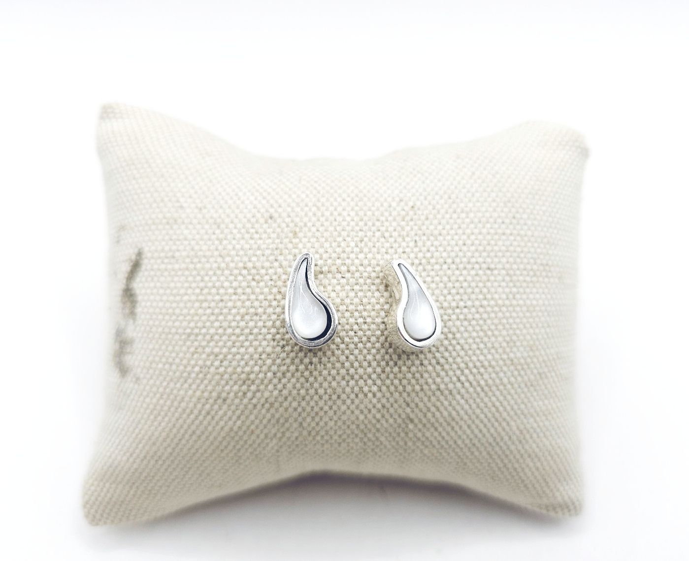 Pendientes gotas de cristal nacarado - Imagen 6