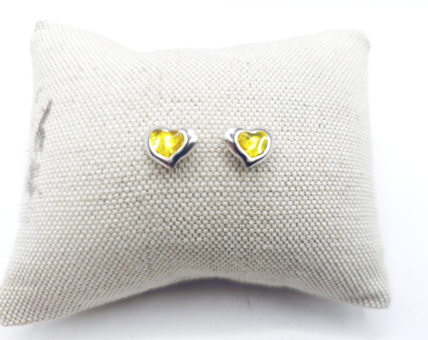 Pendientes corazon cristal - Imagen 3