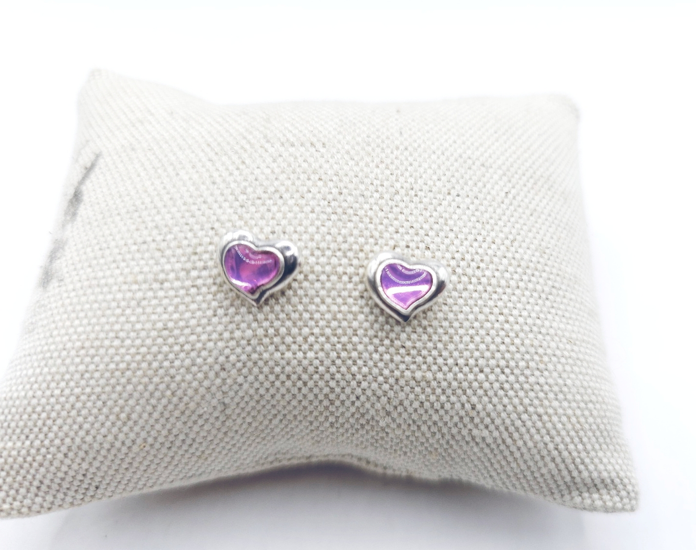Pendientes corazon cristal - Imagen 4