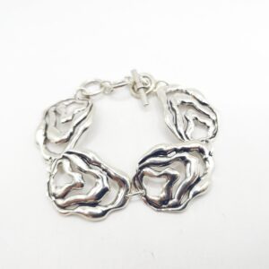 Pulsera hoja irregular grande