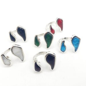 Anillo doble gota