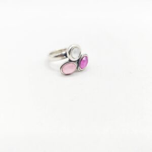 Anillo 3 cristales