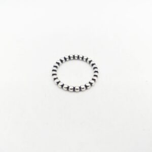Anillo alianza punteado