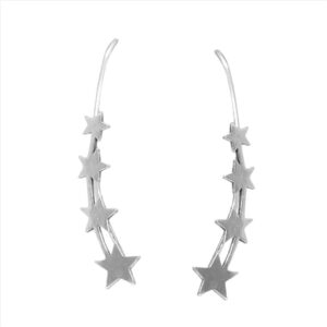 Pendientes trepadores de estrellas