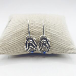 Pendientes hojas con color