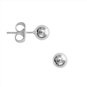 Pendientes bolas 6mm