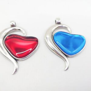 Colgante corazon esmaltado