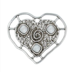 Colgante corazon con cristales