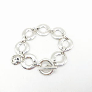 Pulsera cadena17 con cierre palo