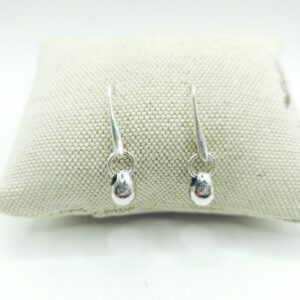 Pendientes gipy con bola ovalada