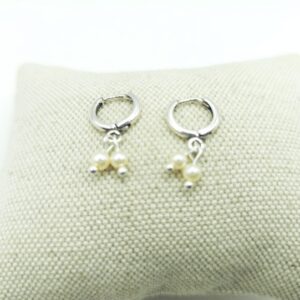 Pendientes gipy con bolas perladas