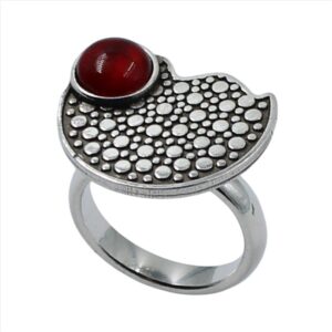 Anillo media luna con color