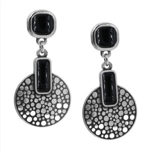 Pendientes de circulo con color