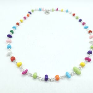 Collar de chips de colores