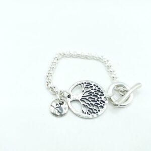 Pulsera de cadena4 con arbol de la vida