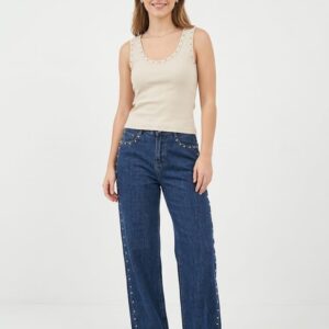 Camiseta sin mangas con tachuelas