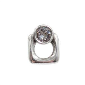 Pendientes cuadrados con cristal