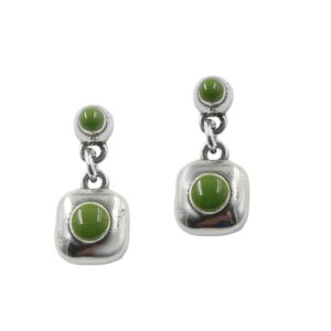 Pendientes cuadrados esmaltados