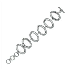 Pulsera de eslabones ovalados grandes