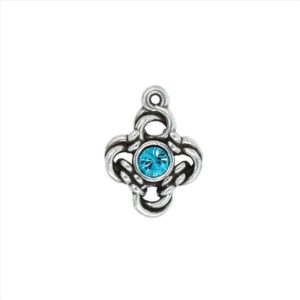 Colgante de hilo mandala con cristal