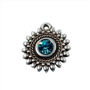 Colgante sol con cristal