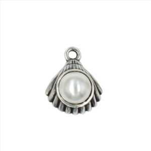 Colgante concha con perla