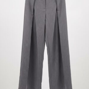 Pantalones tela anchos con pinza delante