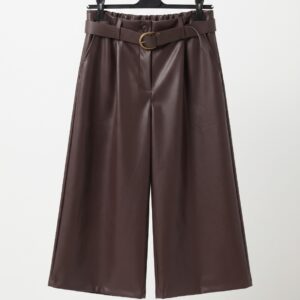 Pantalones culotte polipiel