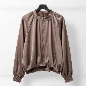 Chaqueta bomber saten