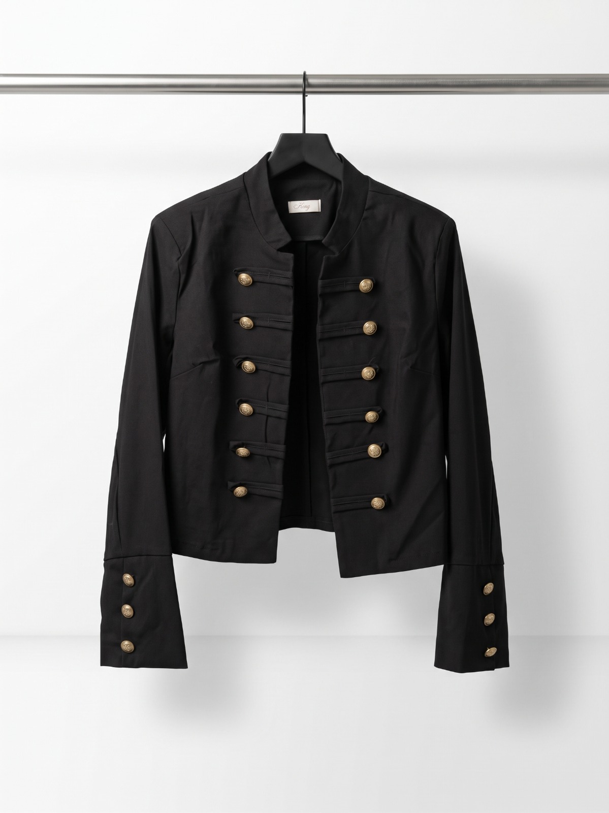 Chaqueta tela con botones