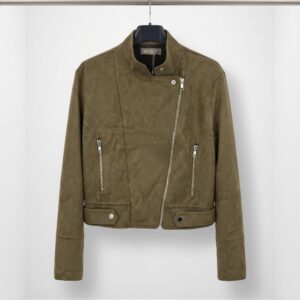 Chaqueta ante estilo motera